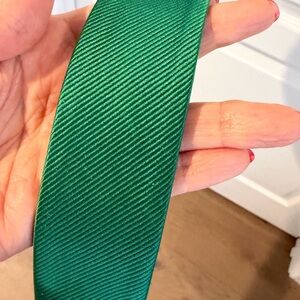 Burberry Green Textured Belt